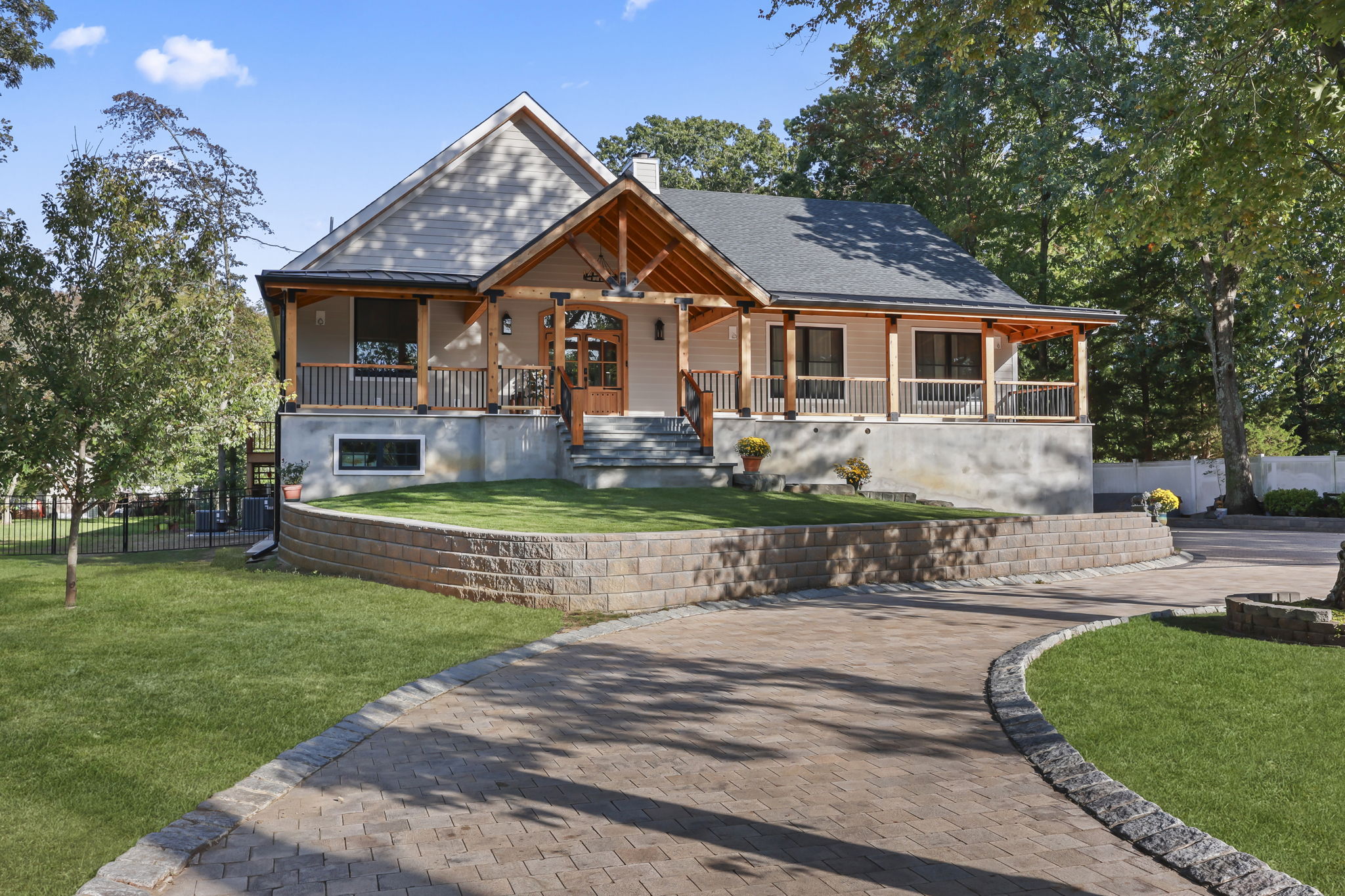 Borba Construction custom home - front view